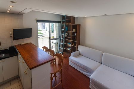 Sala de apartamento à venda com 1 quarto, 47m² em Itaim Bibi, São Paulo