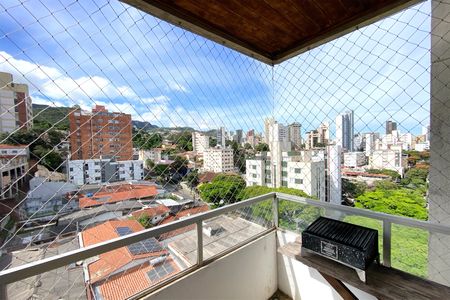 Varanda da Sala de apartamento à venda com 3 quartos, 140m² em Serra, Belo Horizonte