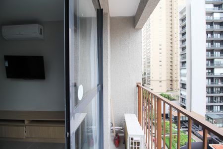 Studio para alugar com 25m², 1 quarto e sem vagaVaranda