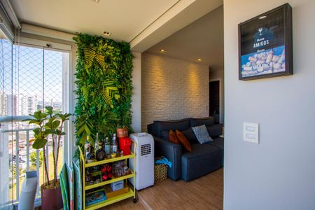 Varanda gourmet de apartamento à venda com 2 quartos, 64m² em Campestre, Santo André