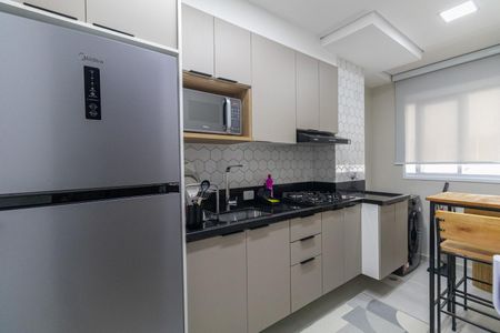 Apartamento à venda com 27m², 1 quarto e sem vaga Apartamento à venda com 27m², 1 quarto e sem vagaCozinha e Área de Serviço