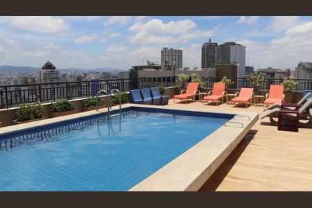 Studio para alugar com 22m², 1 quarto e 1 vagaÁrea da Piscina