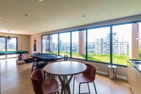 Apartamento para alugar com 33m², 1 quarto e sem vagaÁrea comum - Sala de jogos