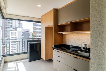 Cozinha de apartamento para alugar com 1 quarto, 33m² em Butantã, São Paulo