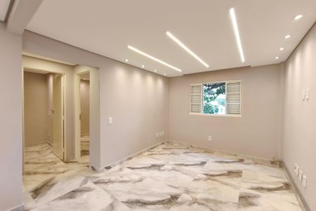 Sala e Cozinha de apartamento à venda com 2 quartos, 48m² em Manoel da Nobrega, Campinas