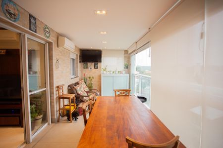 VARANDA DA SALA de apartamento à venda com 3 quartos, 90m² em Jardim Paraiso, São Paulo