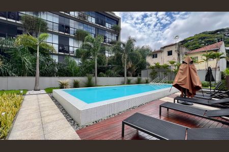 Studio para alugar com 30m², 1 quarto e 1 vagaPiscina