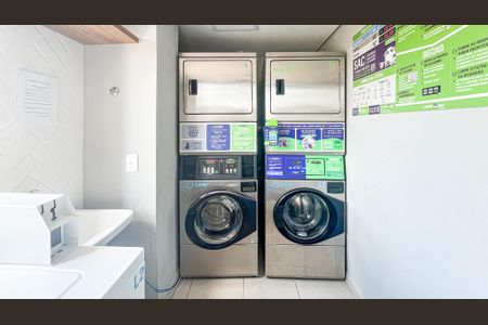 Apartamento para alugar com 18m², 1 quarto e sem vagaLavanderia