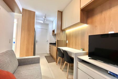 Sala de apartamento para alugar com 1 quarto, 29m² em Mirandópolis, São Paulo