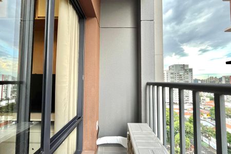 Varanda de apartamento para alugar com 1 quarto, 29m² em Mirandópolis, São Paulo