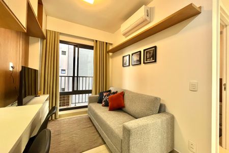 Sala de apartamento para alugar com 1 quarto, 29m² em Mirandópolis, São Paulo