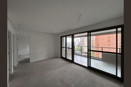 Sala de apartamento à venda com 2 quartos, 81m² em Brooklin, São Paulo