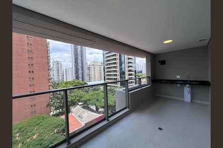 Varanda de apartamento à venda com 2 quartos, 81m² em Brooklin, São Paulo