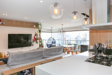 Sala de apartamento à venda com 3 quartos, 106m² em Vila Romana, São Paulo
