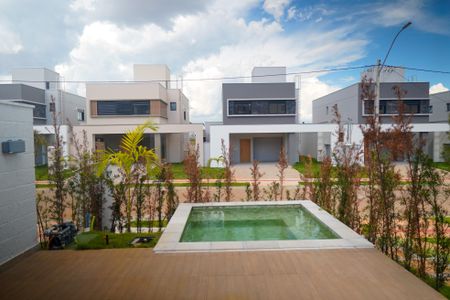 Vista da Rua de casa de condomínio para alugar com 3 quartos, 166m² em Conjunto Residencial Storil, Aparecida de Goiânia
