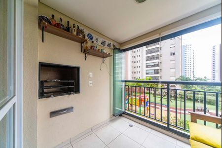 Varanda da Sala de apartamento para alugar com 3 quartos, 76m² em Campestre, Santo André