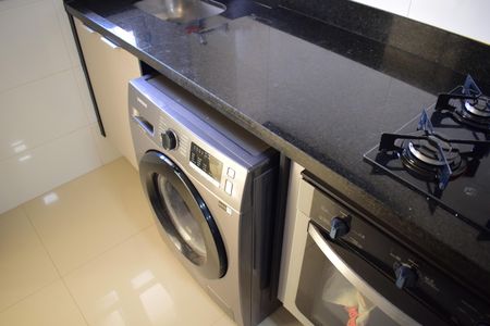 Apartamento para alugar com 77m², 1 quarto e 2 vagasCozinha e Área de Serviço