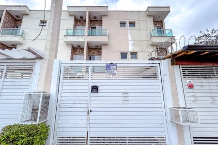 Casa para alugar com 120m², 3 quartos e 1 vagaFachada com Plaquinha