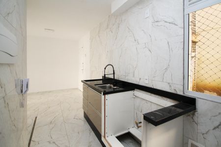 Cozinha de apartamento para alugar com 2 quartos, 56m² em Lageado, Cotia