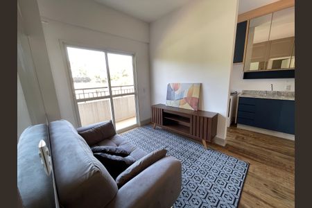 Sala de apartamento para alugar com 1 quarto, 42m² em Granja Viana, Cotia