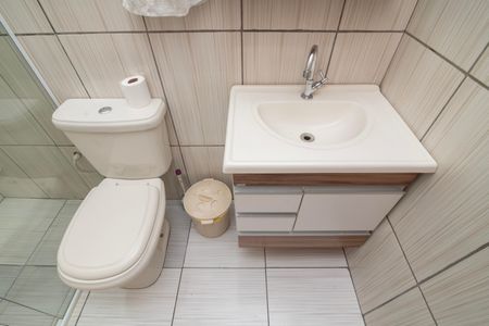 Casa para alugar com 130m², 3 quartos e 4 vagasBanheiro do Quarto 3 Suíte