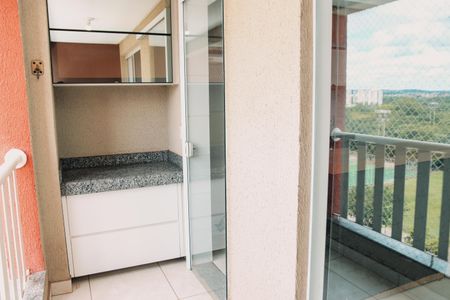 Varanda da Sala de apartamento para alugar com 2 quartos, 70m² em Santa Genoveva, Goiânia
