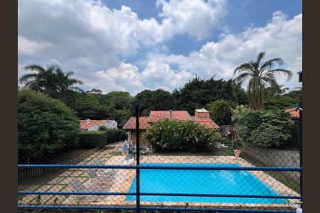 Casa de condomínio para alugar com 400m², 4 quartos e 5 vagasVista da casa de hóspedes