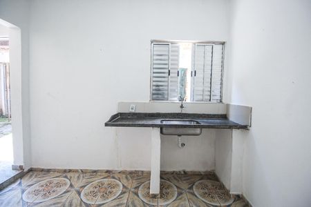 Cozinha de casa para alugar com 1 quarto, 42m² em Jardim Record, Taboão da Serra