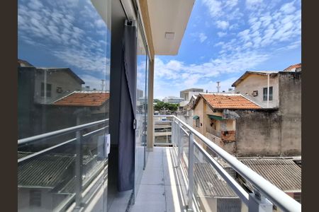 Varanda  de apartamento para alugar com 1 quarto, 35m² em Cidade Nova, Rio de Janeiro