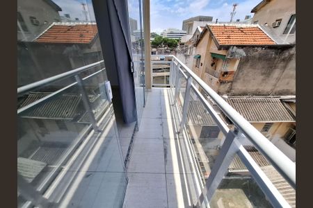 Varanda  de apartamento para alugar com 1 quarto, 35m² em Cidade Nova, Rio de Janeiro