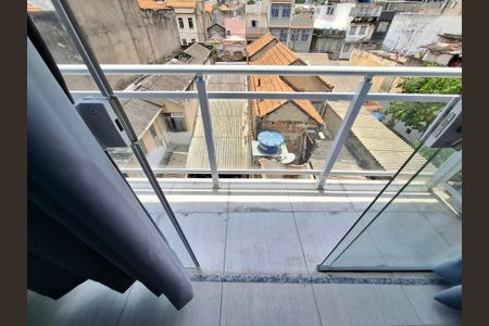 Varanda  de apartamento para alugar com 1 quarto, 35m² em Cidade Nova, Rio de Janeiro