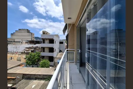 Varanda  de apartamento para alugar com 1 quarto, 35m² em Cidade Nova, Rio de Janeiro