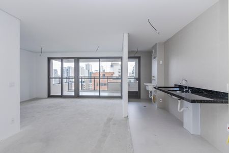 Sala de apartamento à venda com 3 quartos, 81m² em Brooklin, São Paulo