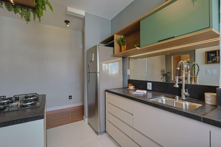 Apartamento à venda com 55m², 1 quarto e 1 vagaCozinha e Área de Serviço