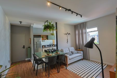 Sala de apartamento à venda com 1 quarto, 55m² em Funcionários, Belo Horizonte