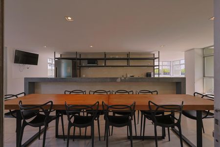 Apartamento à venda com 55m², 1 quarto e 1 vagaÁrea gourmet