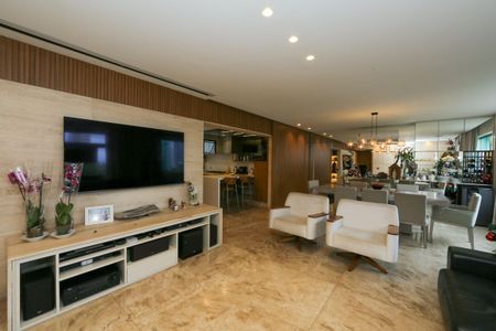 SALA de apartamento à venda com 4 quartos, 146m² em Belvedere, Belo Horizonte