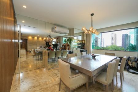 SALA de apartamento à venda com 4 quartos, 146m² em Belvedere, Belo Horizonte