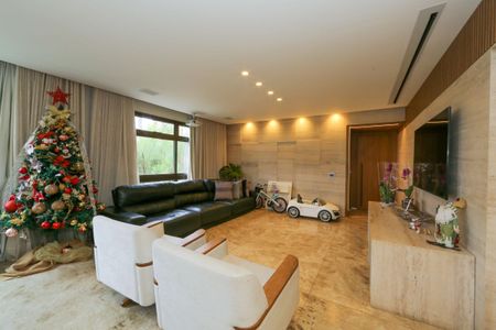 SALA de apartamento à venda com 4 quartos, 146m² em Belvedere, Belo Horizonte