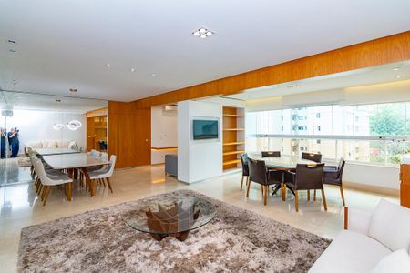 Sala de apartamento para alugar com 3 quartos, 154m² em Vila da Serra, Nova Lima