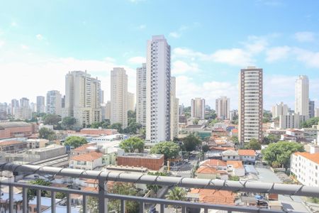 Vista da Sacada de apartamento à venda com 1 quarto, 28m² em Vila Romana, São Paulo