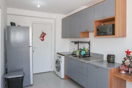 Sala e Cozinha de apartamento à venda com 1 quarto, 28m² em Vila Romana, São Paulo