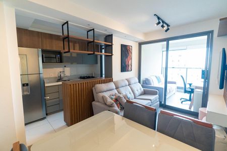 Sala de apartamento para alugar com 2 quartos, 64m² em Vila Monte Alegre, São Paulo