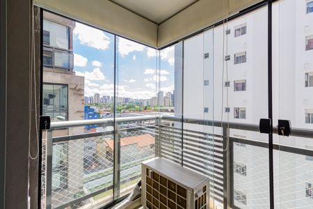 Varanda da Sala de apartamento para alugar com 1 quarto, 36m² em Cidade Monções, São Paulo