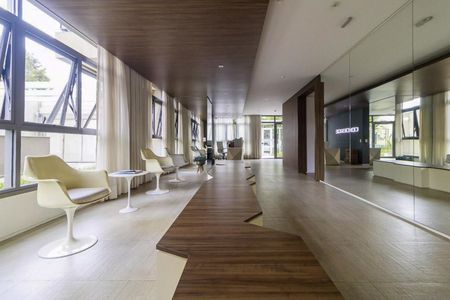 Apartamento para alugar com 36m², 1 quarto e 1 vagaHall social