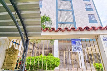 Apartamento para alugar com 62m², 2 quartos e sem vagaFachada do Prédio placa