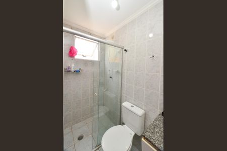 Banheiro da suite de apartamento à venda com 2 quartos, 55m² em Horto, Belo Horizonte
