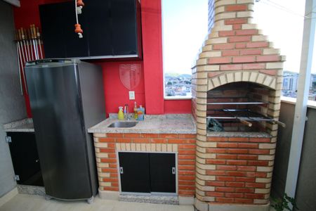 Apartamento à venda com 118m², 3 quartos e 2 vagasÁrea gourmet - Churrasqueira