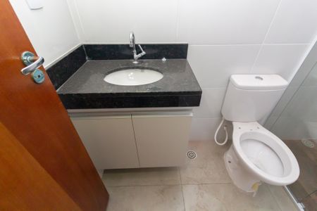 Banheiro de apartamento para alugar com 1 quarto, 36m² em Vila Siqueira (zona Leste), São Paulo