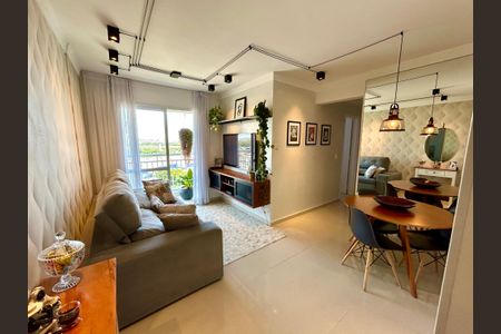 Sala de apartamento para alugar com 2 quartos, 57m² em Vila das Palmeiras, Guarulhos